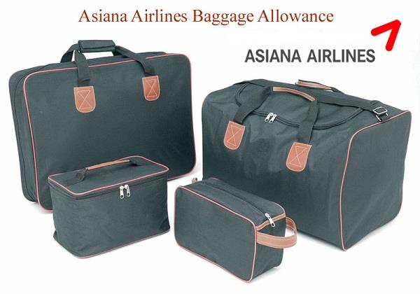 Quy định về hành lý được phép mang lên máy bay của Asiana Airlines