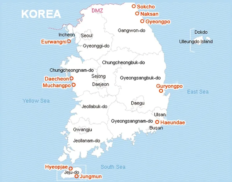 Xác định vị trí địa lý của thủ đô Seoul